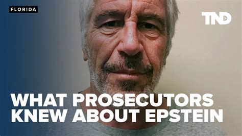 Transcript: 2 years before deal, prosecutors knew about Epstein's .